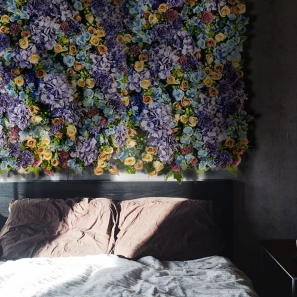 Mur floral Fusion de fleurs en position 4