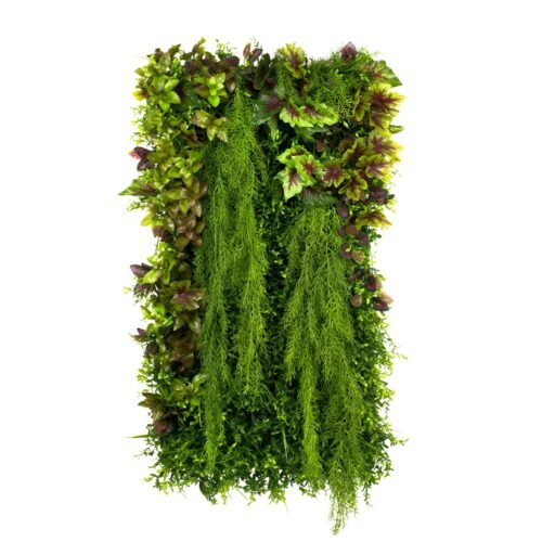 Jardin vertical Feuilles d'automne décoration murale végétale intérieur extérieur