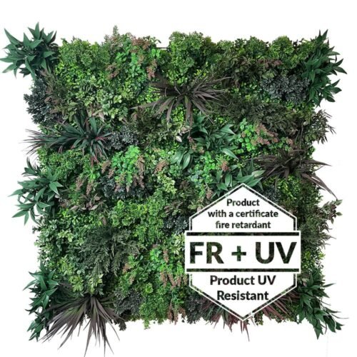 Jardin vertical Highland FR UV sur mur extérieur