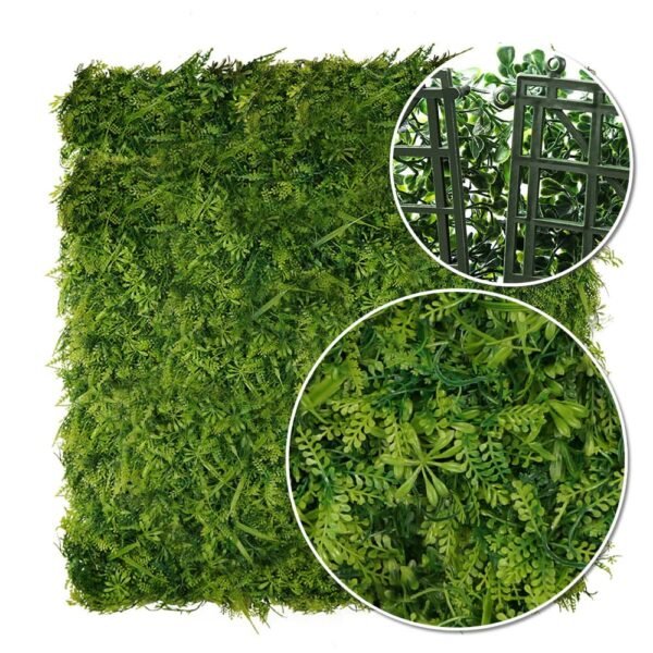 Mur vert Wronóg 50x50 cm en décoration murale végétale