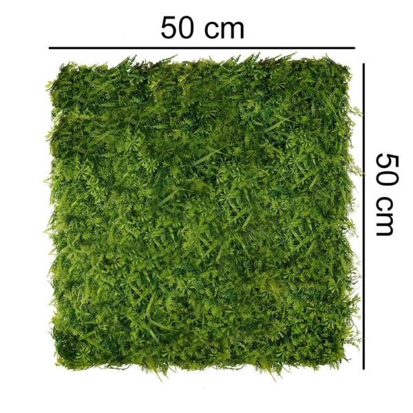 Mur vert Wronóg 50x50 cm en décoration végétale intérieure