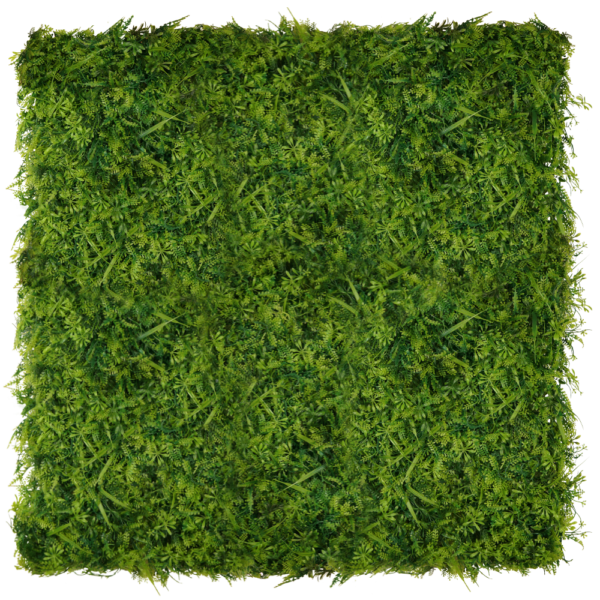Mur vert Wronóg 50x50 cm en végétation synthétique