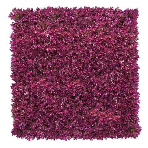 Mur végétal fuchsia rose 50x50 cm décoration murale naturelle