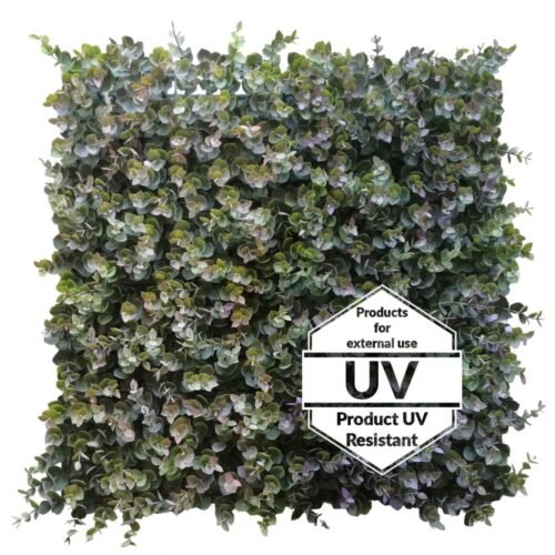 Tapis vert artificiel Eucalyptus UV 50x50 cm sur terrasse