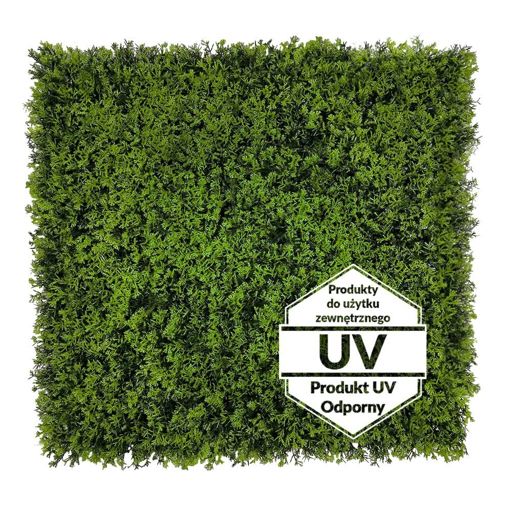 Tapis vert artificiel de cyprès UV 50x50 cm