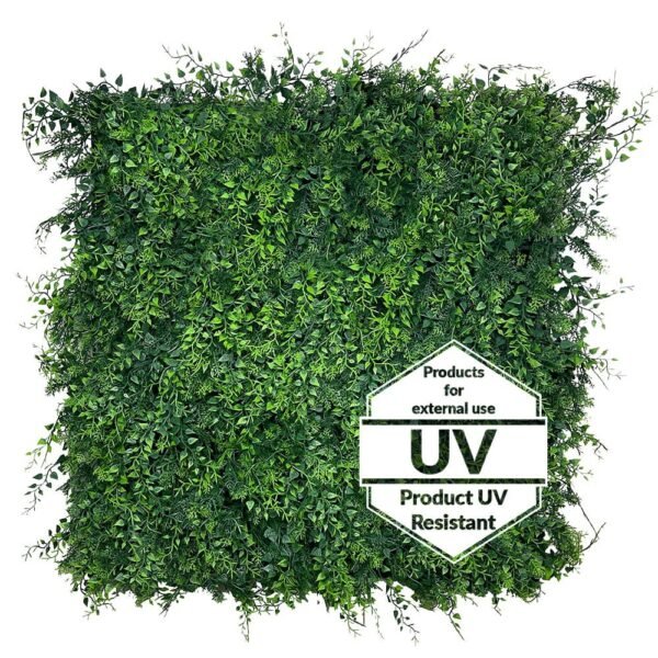 Tapis vert artificiel Znakocica UV 50x50 cm sur terrasse