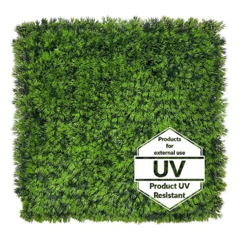 Tapis vert artificiel Pina UV 50x50 cm pour extérieur