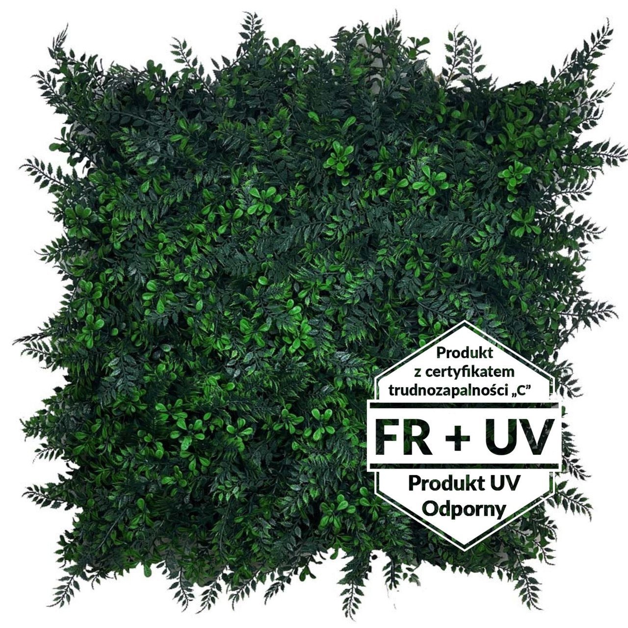 Matte artificielle verte Marsylea FR UV - C 50x50 cm