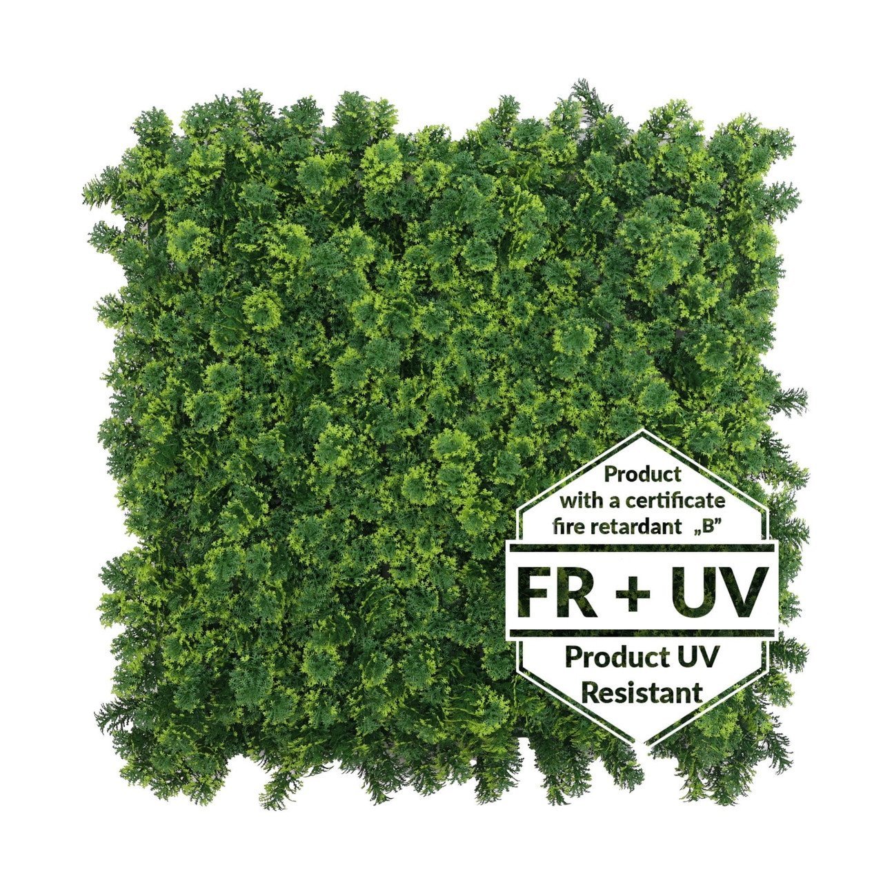Matte verte artificielle Skrzydlik FR - B UV 50x50 cm — vue ambiance