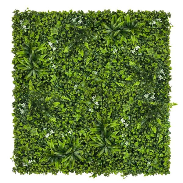 Mur végétal prairie 50x50 cm pour décoration extérieure naturelle