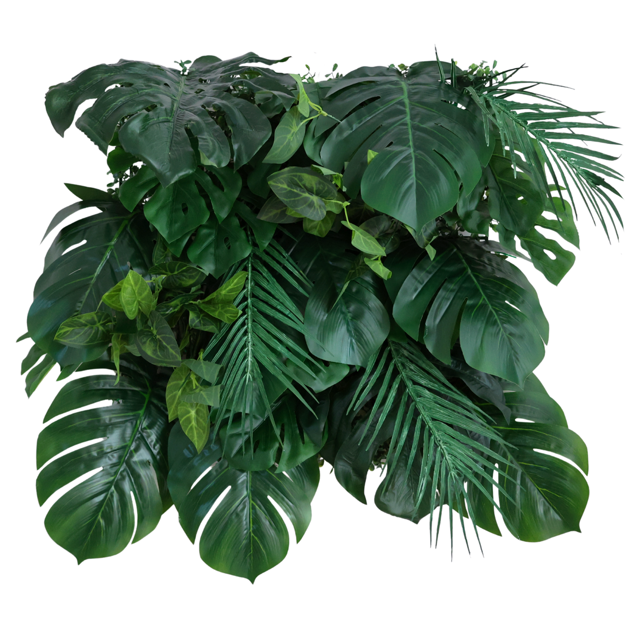 Mur vert Émeraude Jungle 50x50 cm — vue ambiance