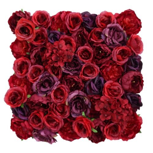Mur floral Dark Romance 50x50 cm décoration murale tendance