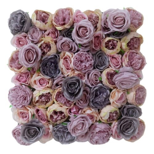 Mur floral Ash Rose 50x50 cm en position 1