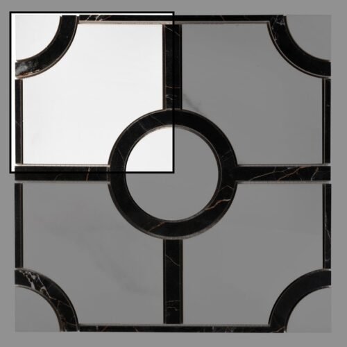 GLOBSTONE-1.jpg Échantillon de mosaïque en marbre Carrara Globstone GP