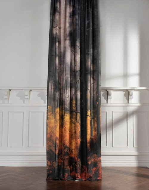 Rideau KORTI imprimé Art 100% PES 150 cm x 325 cm