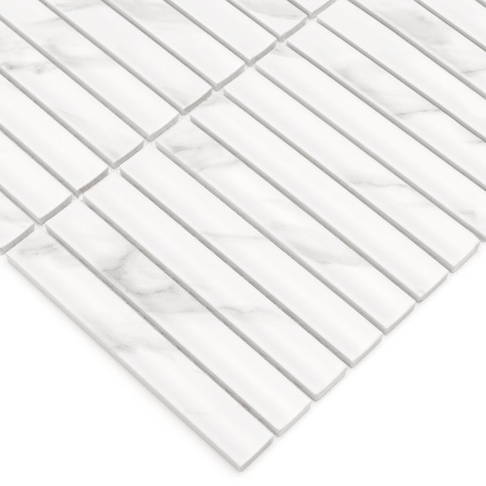 Carreau mural Kitkat Carrara mat