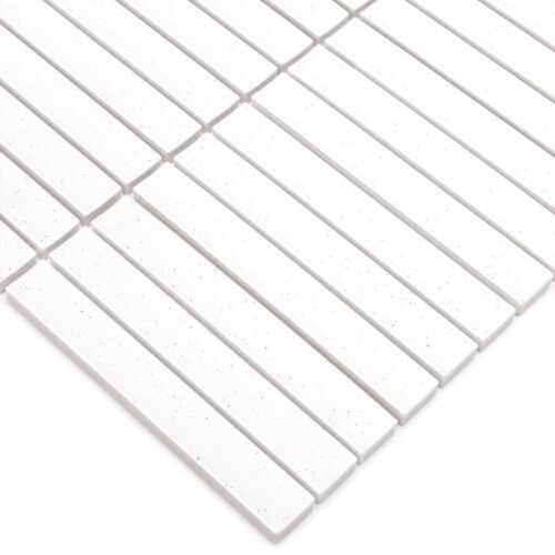 Carreau grès cérame Kitkat Pepper mat noir et blanc pour mur