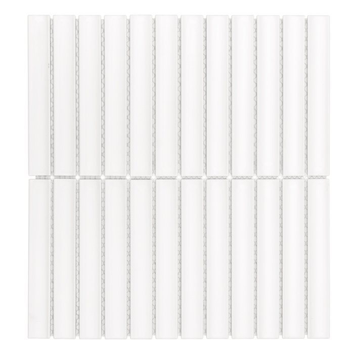 Carrelage mural KitKat Blanc mat — vue ambiance