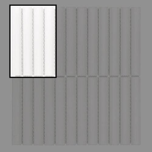 Carreau carrelage Kitkat White mat blanc échantillon