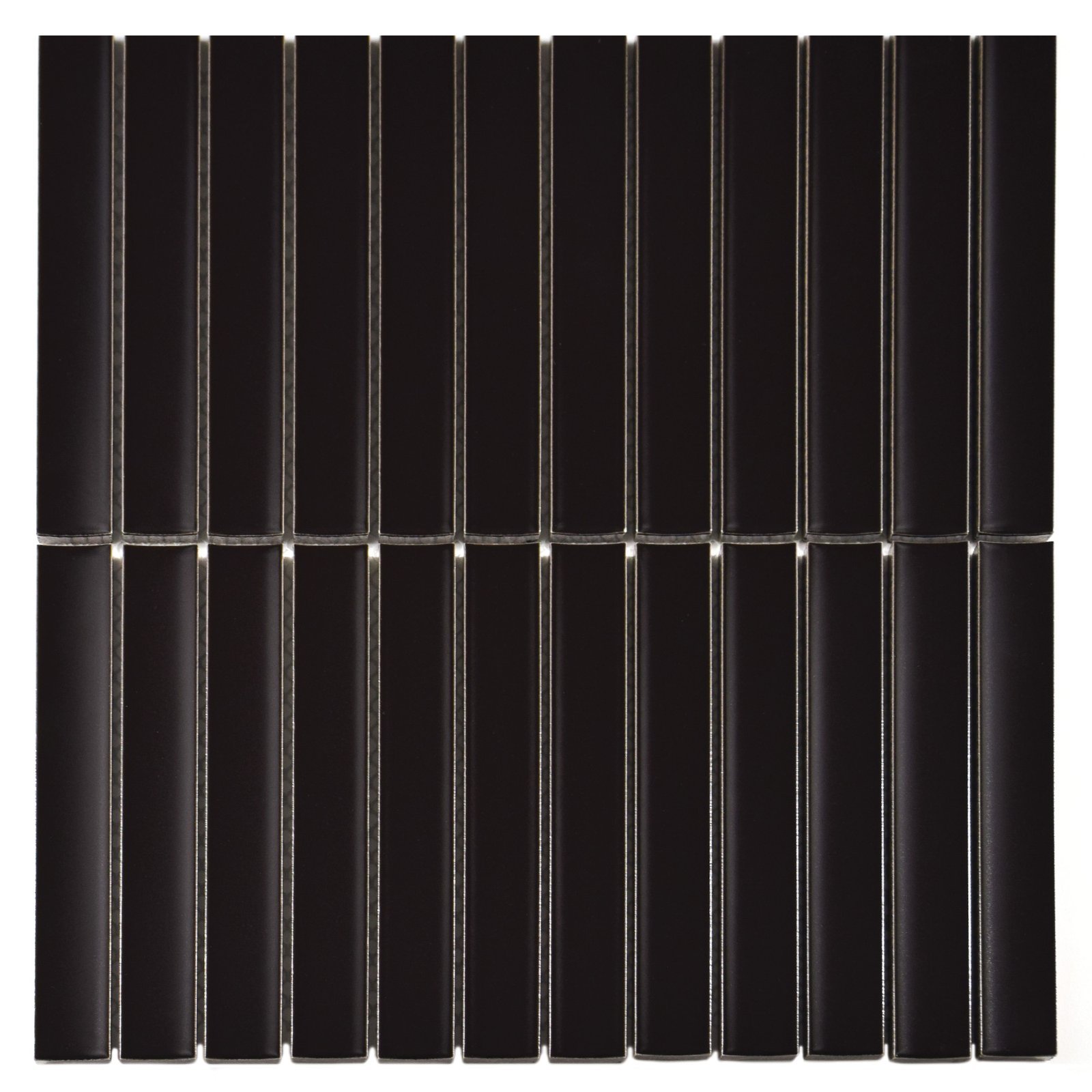 Carrelage mural KitKat Noir mat — vue ambiance
