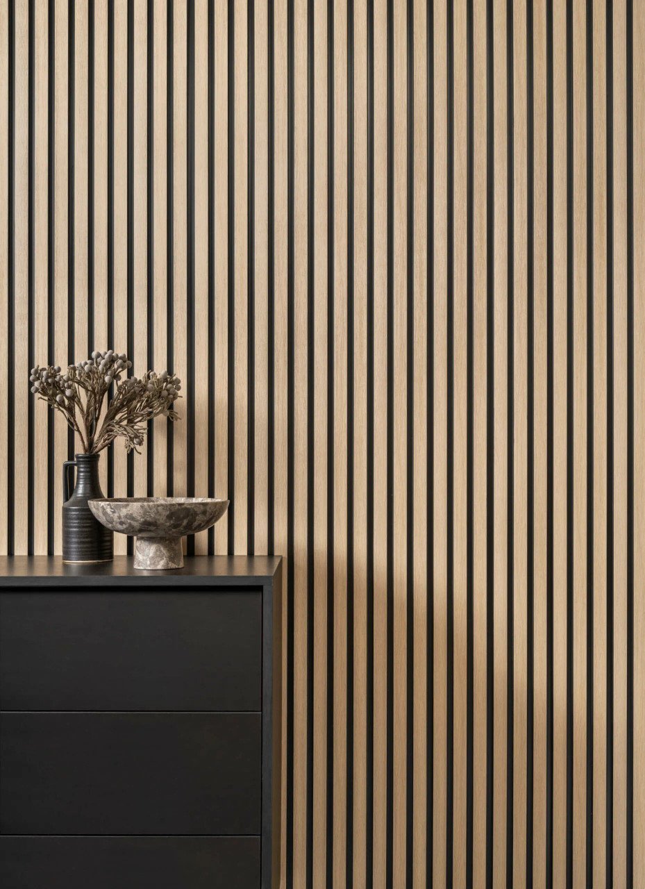 Lamelle Murale avec un motif en bois Medio L0202 Chêne Clair