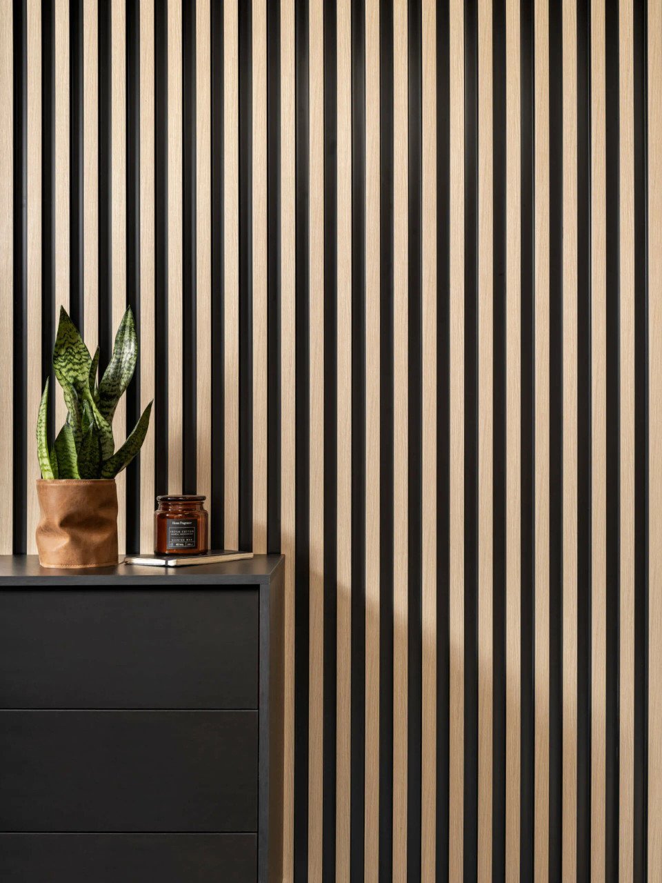 Lamelle Murale chêne clair décorative Largo  L0302T  200cm