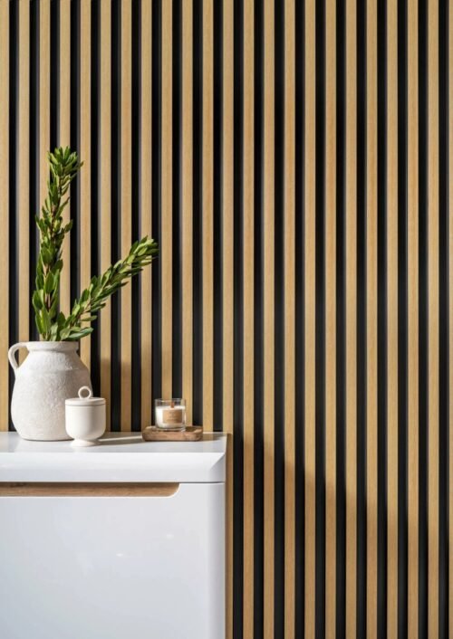 Lamelle décorative Chêne Naturel Largo L0305T 200cm vue latérale