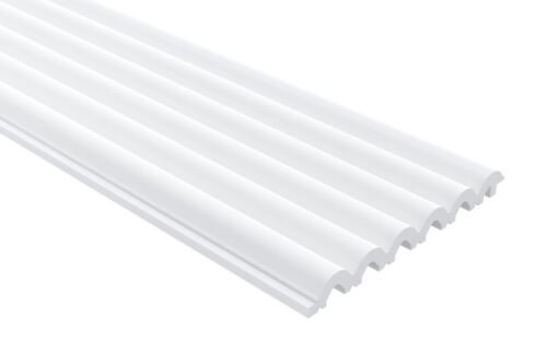 Panneau mural L0401TP Collection Sereno blanc satiné 200 cm