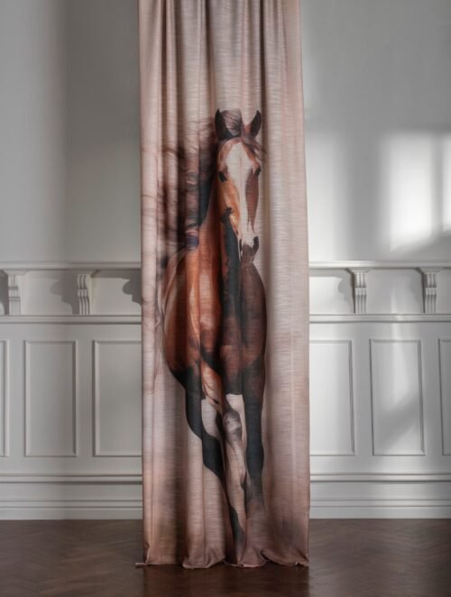 Rideau LOTUS 100% polyester imprimé art 150 cm
