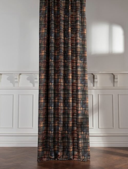 Rideau MAROLA imprimé art 100% PES largeur 300 cm