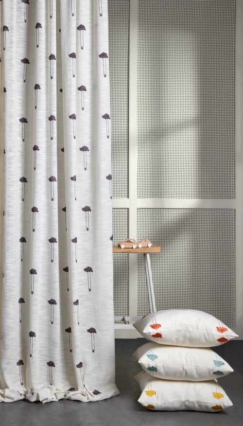 Rideau MATASARI broderie Maestro 315 cm polyester viscose