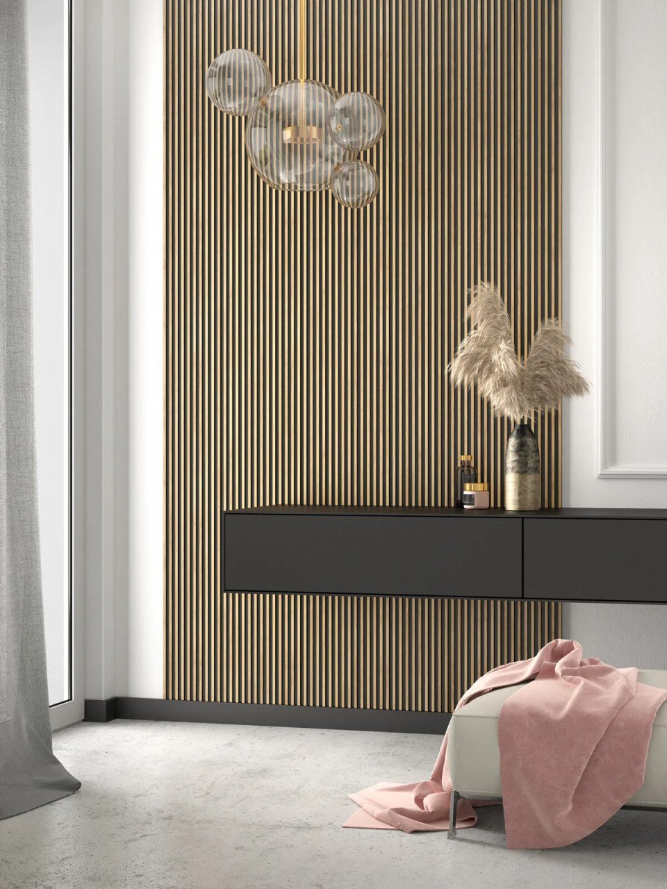 Lamelle Murale Chêne Naturel L0105 Stretto  270cm