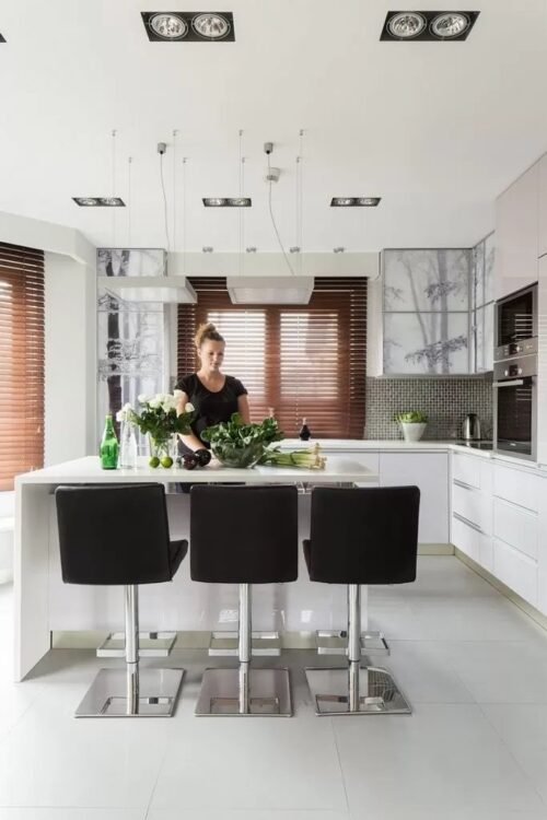 Mosaïque DMX 224 en verre argenté pour murs
