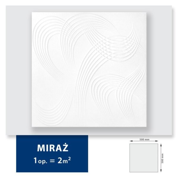 MIRAZ__28336.1719116550.1280.1280-1.jpg Panneau Décoratif Miraz blanc 50m² 200 pièces vue produit