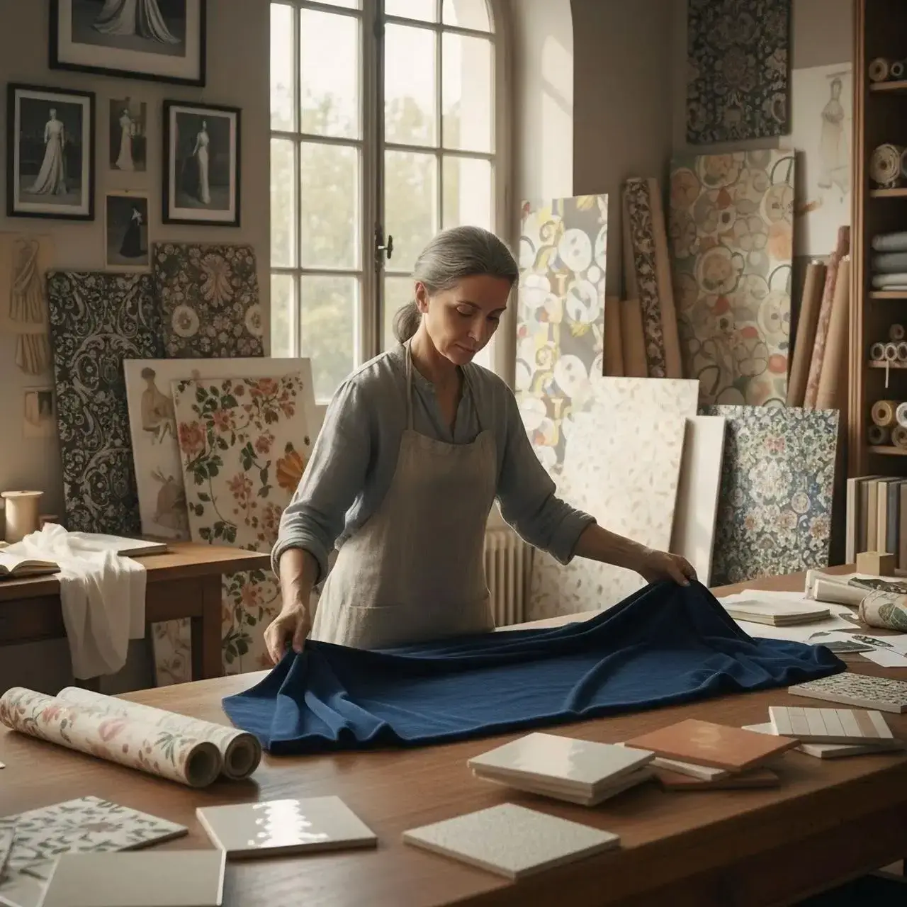 Maison Drapée, spécialiste en décoration intérieure haut de gamme, papiers peints, rideaux et revêtements décoratifs