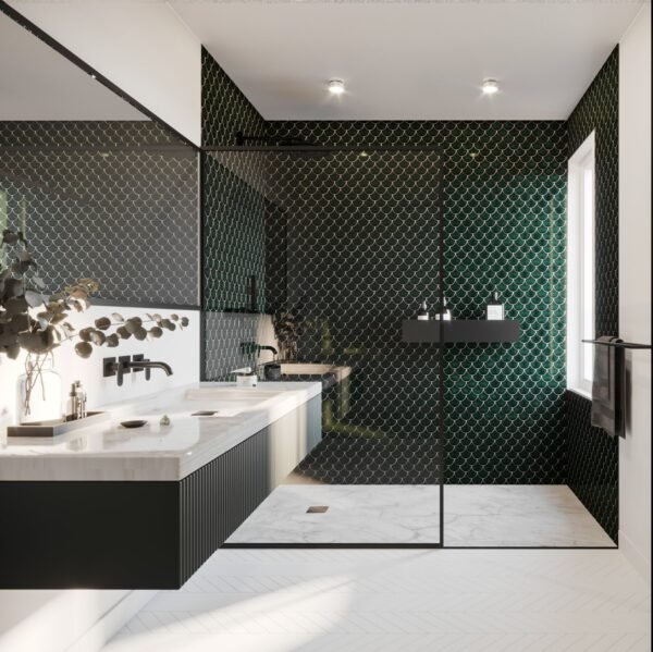 Mini-Fish-Scale-Bora-88-6.jpg Mosaïque en grés cérame brillant forme écailles de poisson Bora 88