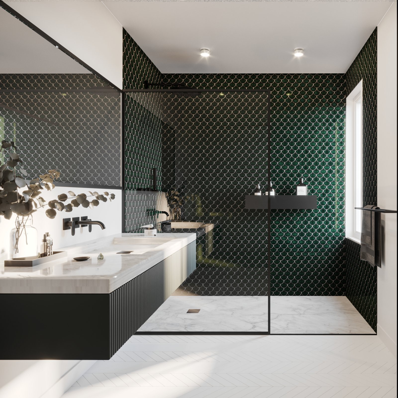 Mosaïque Mini balance à poisson Bora 88 — vue ambiance
