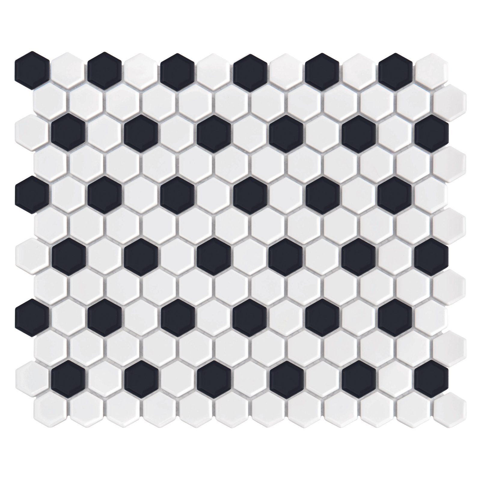 Mini Hexagone noir et blanc, ambiance pro & particulier
