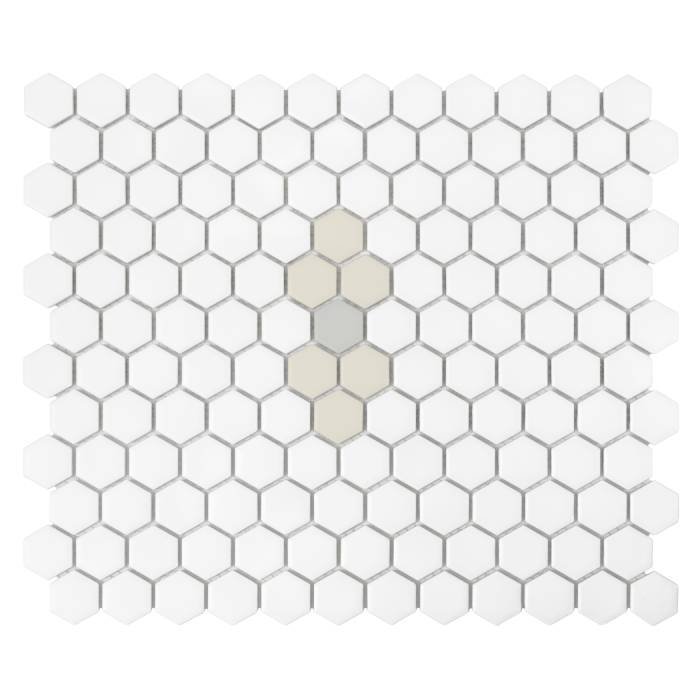 Carrelage hexagonal Mini tapis de coccinelle