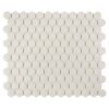 Carrelage hexagone beige mat en grès cérame pour mur et sol