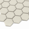 Carrelage hexagone beige mat en grès cérame pour mur et sol