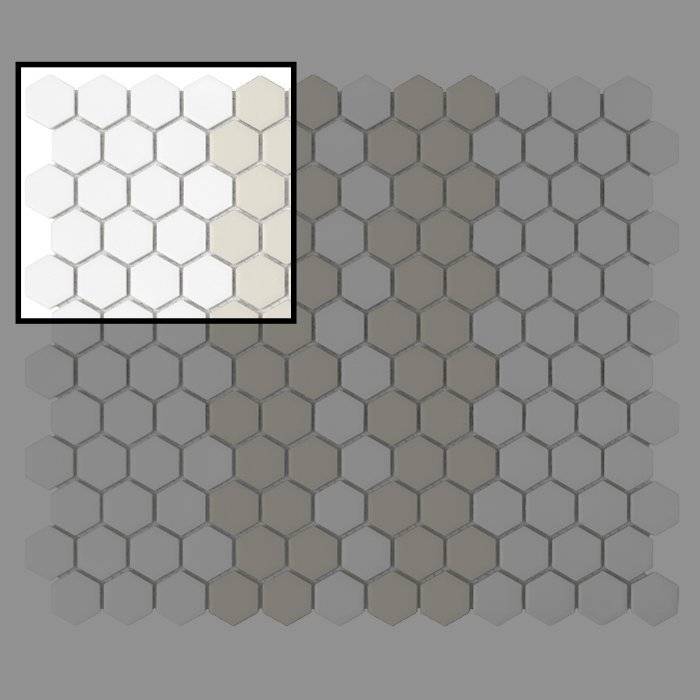 Échantillon Mini Hexagon STRIPE 2.1.C matt
