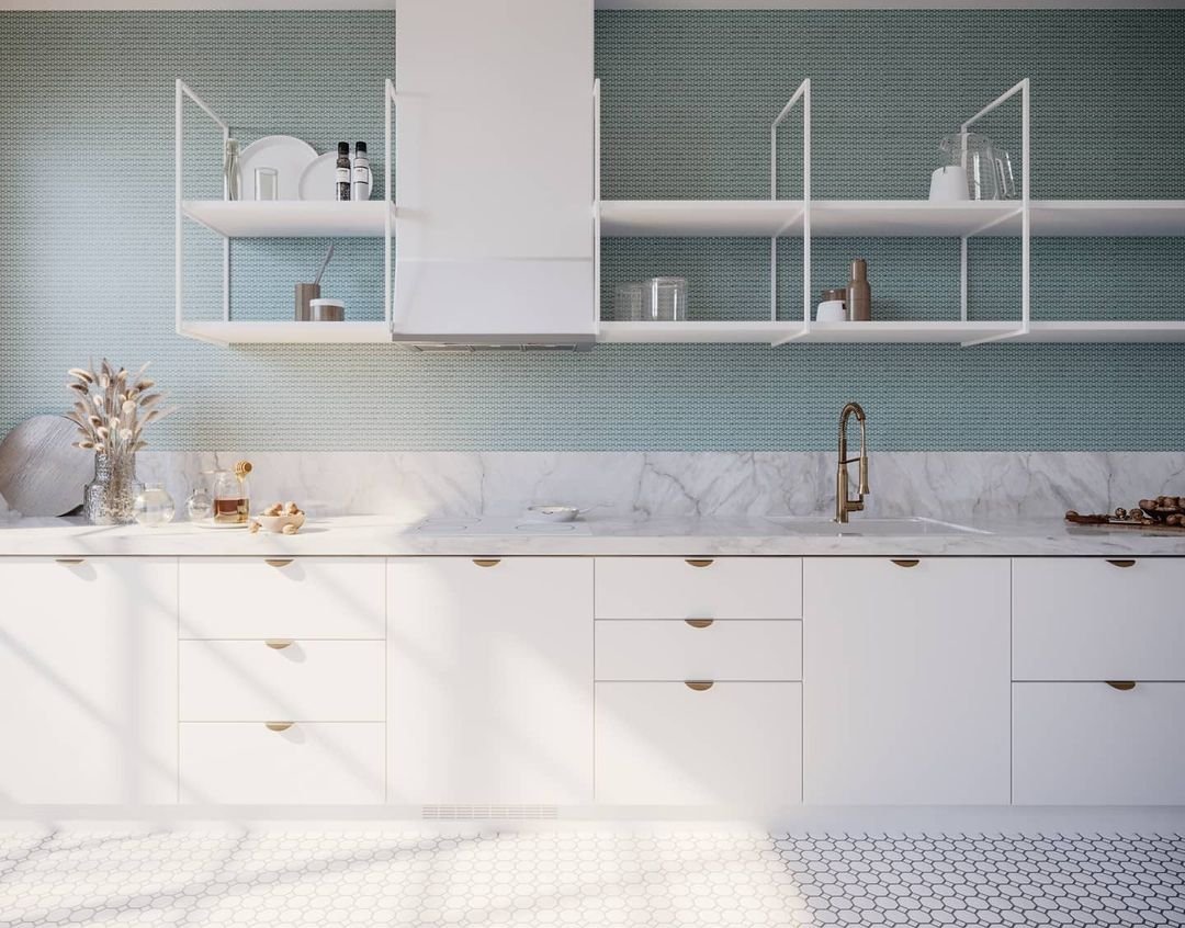 Mosaïque Mademoiselle Penny Mint — vue ambiance