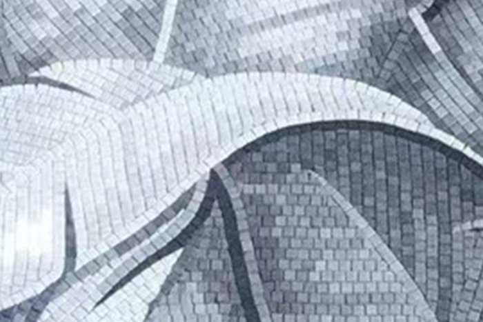 Carreau mural Feuilles de bananier 110×220 cm — vue ambiance