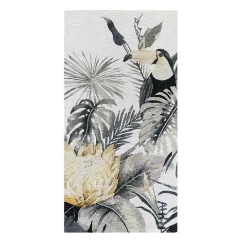 Carrelage mural verre brillant Toucan format 110×220 cm