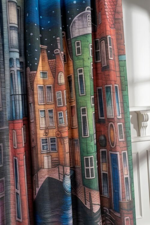 Rideau Naarden 100% PES, largeur 150 cm, hauteur 325 cm