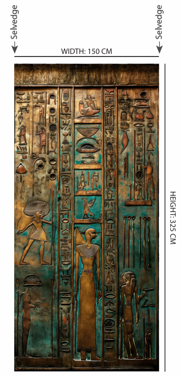 NAWARAPOR Rideau NAWA 100% PES, 150 cm x 325 cm, collection Art