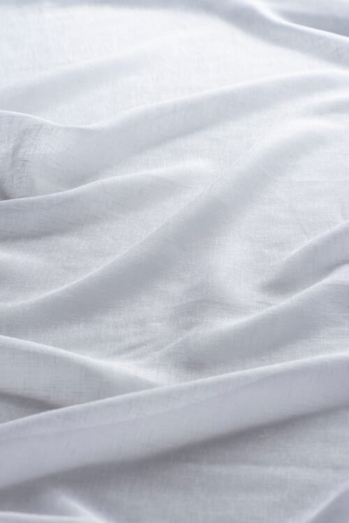 Rideau NERIDA velours plissé 50% polyester 50% lin 300 cm