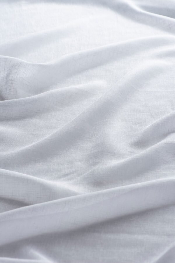 Rideau NERIDA velours plissé 50% polyester 50% lin 300 cm