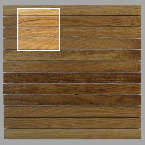 Carrelage mural en mosaïque Oak Li pour intérieur